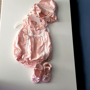 Eyelet Butterfly Bubble Romper